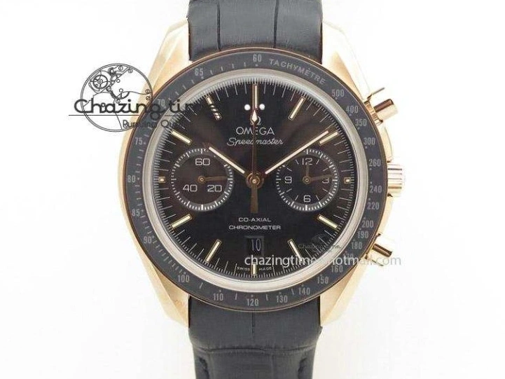 0226 De Ville Hour Vision Co-Axial 41mm SS V6F Best Edition Black Dial On SS Bracelet A BestValue 8277